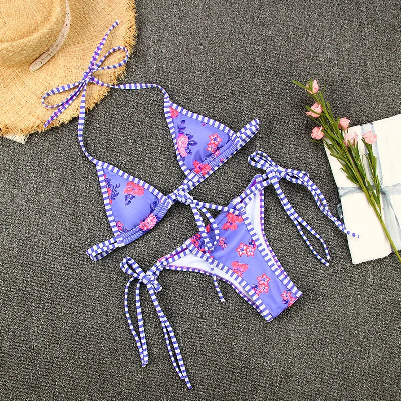 🍒Tweedelige damesbikinistelle Swemklere Brasiliaanse bikini-onderbroeke string en top vroulike swemklere swembroek stranddrag Jy Sal Hierdie Meer As Net 'n Klein Bietjie Liefhê