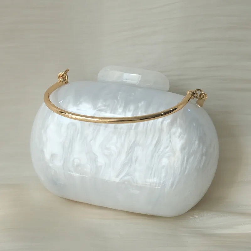 🍒Acrylic luxury handbag trendy handbags for women's fashion accessories boutique bag for party wear evening bag cute wedding box bag vintage clutch occasion bags WAVE goodbye to boring bags with this SEA Green