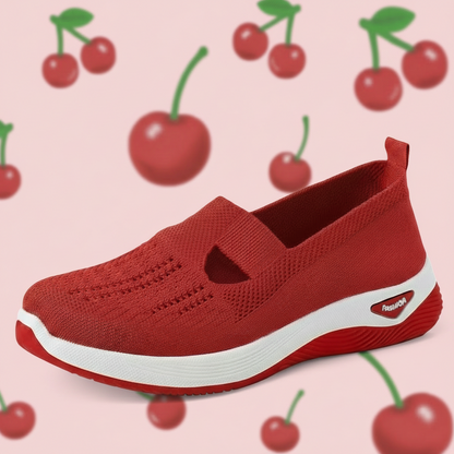 🍒Asemende gemaklike skoene informele aanskoekskoene ligte maas somer skoene vir vroue rubbersool stapskoene Modieuse Maas-era