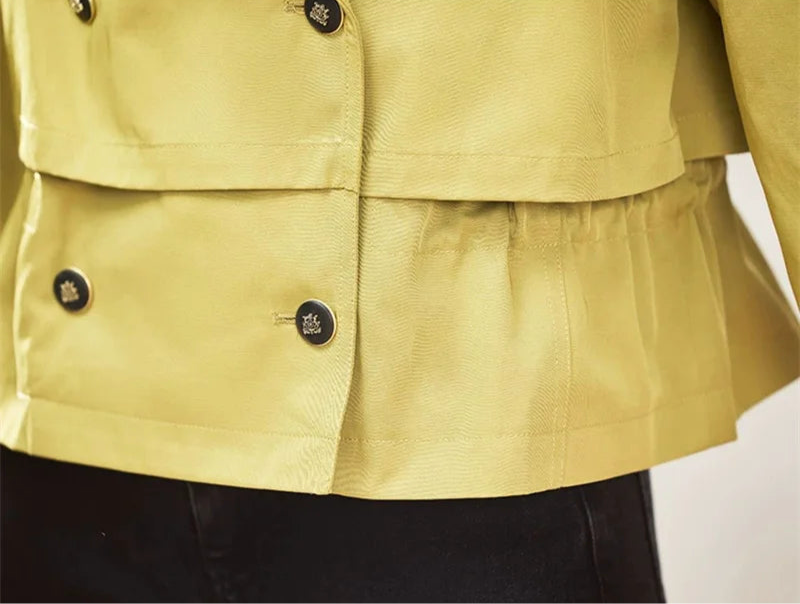 🍒Kort windbreakerbaadjie vir vroue se lente- en herfs-populêre slootstyl-hoë-end gemaklike mode-buitenklere Moenie met vervelige baadjies OPHOU nie, neem 'n BREEK(er)