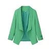 🍒Eenvoudige en veelsydige lekkergoedkleurige klere lapel langmou-baadjie slim gemaklike drag vroue lente somer drag Raak Versadig In Mode