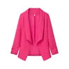 🍒Eenvoudige en veelsydige lekkergoedkleurige klere lapel langmou-baadjie slim gemaklike drag vroue lente somer drag Raak Versadig In Mode