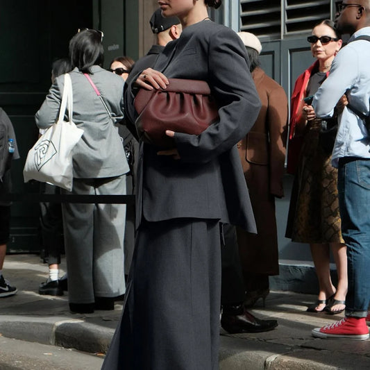 🍒 女士西装系带裹身长裙和 V 领夹克女式长袖商务休闲两件套办公室套装 一举两得