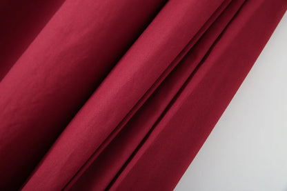🍒Women's poplin shirt with collar summer female fashion long sleeves for summer simple and versatile clothing smart casual Burgundy Ba-sick
