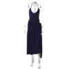 🍒Sleexeless halter top backless design deep v neck Irregular fashion and long split skirt 2 piece sets smart casual wear women You Will Bi K-eeN-i To Wear This Bikini Dress