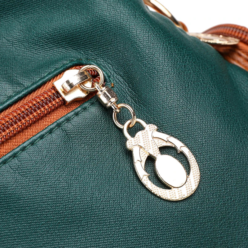 🍒Womens high quality handbags soft pu leather crossbody designer bag shoulder tote fashion luxury female  Get Happy With A Zippy Snappy