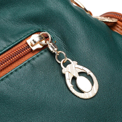 🍒Womens high quality handbags soft pu leather crossbody designer bag shoulder tote fashion luxury female  Get Happy With A Zippy Snappy