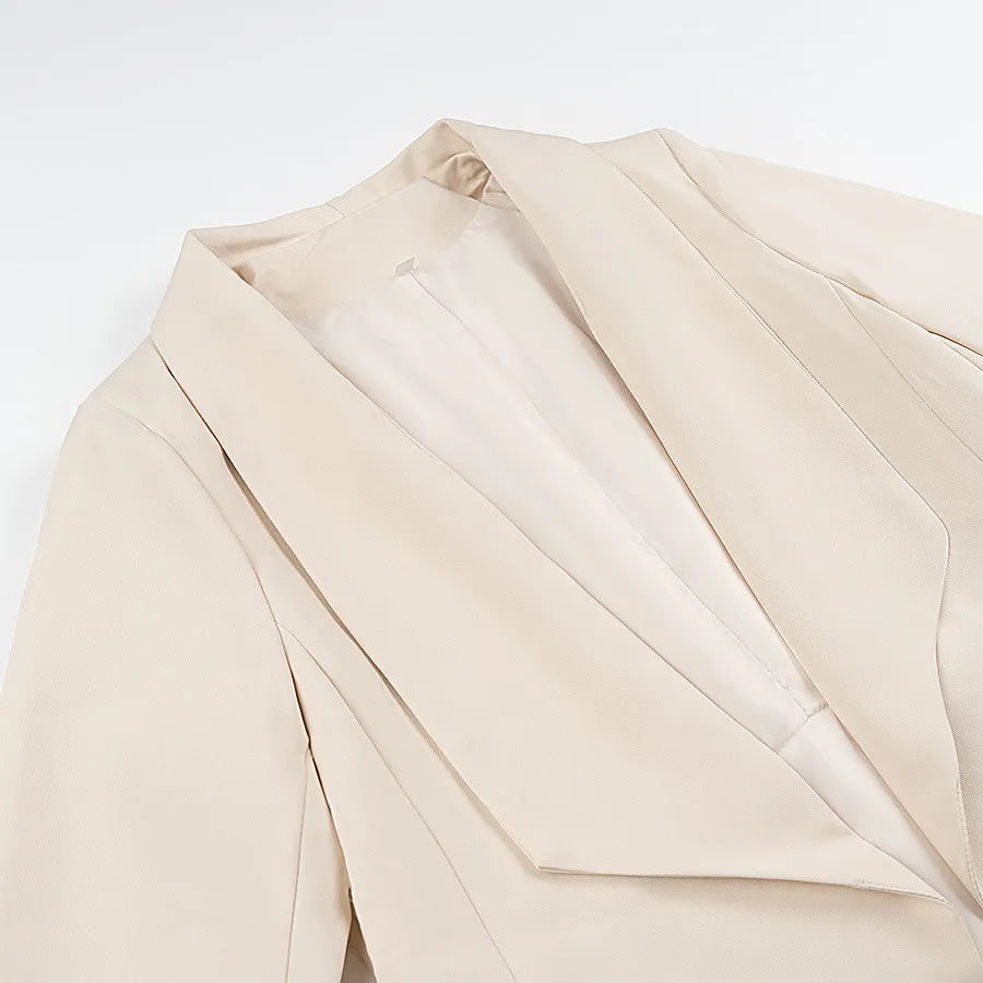 🍒Eenvoudige en veelsydige lekkergoedkleurige klere lapel langmou-baadjie slim gemaklike drag vroue lente somer drag Raak Versadig In Mode