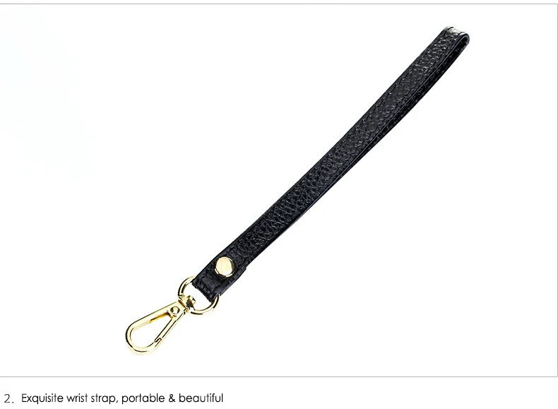 🍒Genuine leather clutch bag women’s zipper handbag cowhide wrist bag for women casual wrist let pouch smart casual accessories Dont WRIST Missing This, BAG It Now