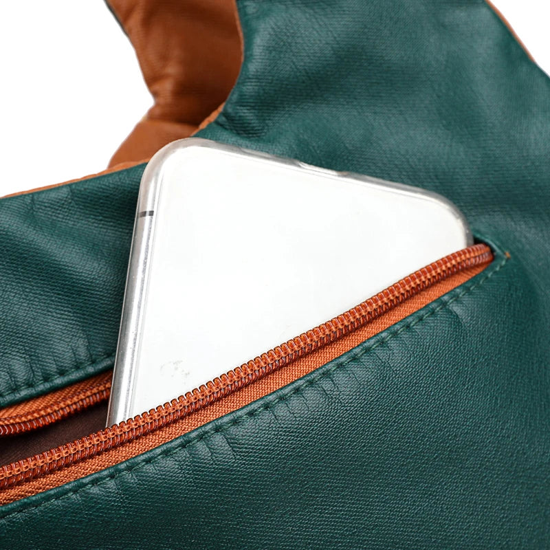 🍒Womens high quality handbags soft pu leather crossbody designer bag shoulder tote fashion luxury female  Get Happy With A Zippy Snappy