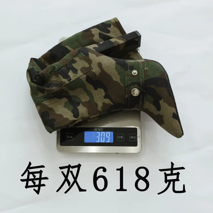 🍒Camouflage green boots pointed toe women fashion combat footwear long boots slim winter heeled boots COMBAT Boring Footwear And Step Into Cool BOOTS
