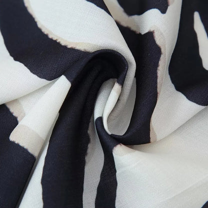 🍒Gemaklike wyebeenbroek vir vroue met sebradrukstrepe, 'n oesjaarstyl, hoë middellyf en enkelhoogte, vir strandvakansies, partytjies en spesiale geleenthede.