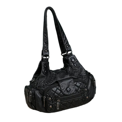 🍒Womens high quality handbags soft pu leather crossbody designer bag shoulder tote fashion luxury female  Get Happy With A Zippy Snappy