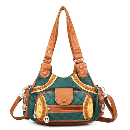 🍒Womens high quality handbags soft pu leather crossbody designer bag shoulder tote fashion luxury female  Get Happy With A Zippy Snappy