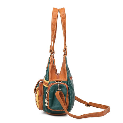 🍒Womens high quality handbags soft pu leather crossbody designer bag shoulder tote fashion luxury female  Get Happy With A Zippy Snappy