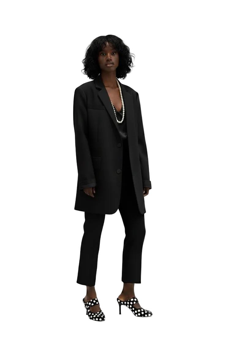 🍒Suit jacket women korean version of the British style women's suit coat long jacket summer autumn fashion smart casual clothes party occasion wear Oversize Nice
