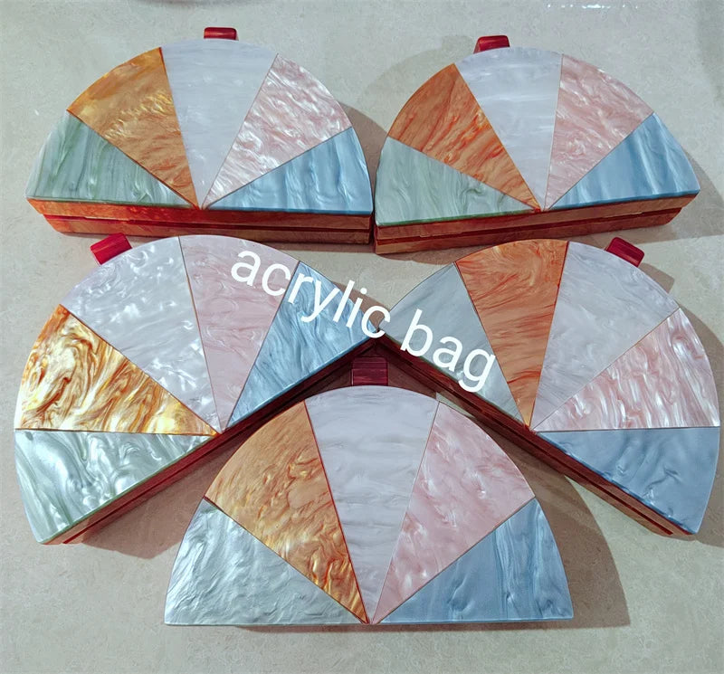 🍒Orange resin bag with handle women shoulder bag acrylic box clutch bag evening purse wedding party purse wallet No Need To Squeese Money Out For this Orange