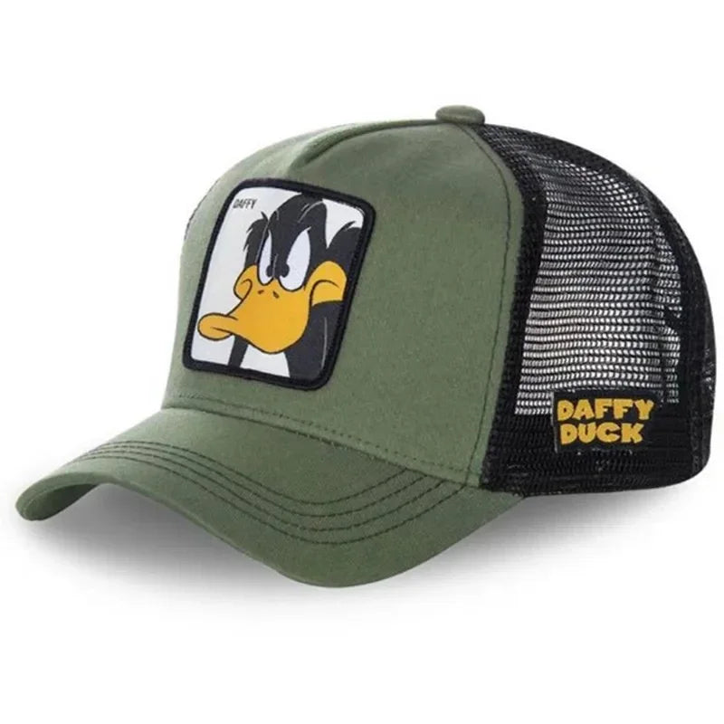 🍒High quality cotton baseball cap mesh back brand anime cartoon unisex hat hip hop trucker hat streetwearr caps