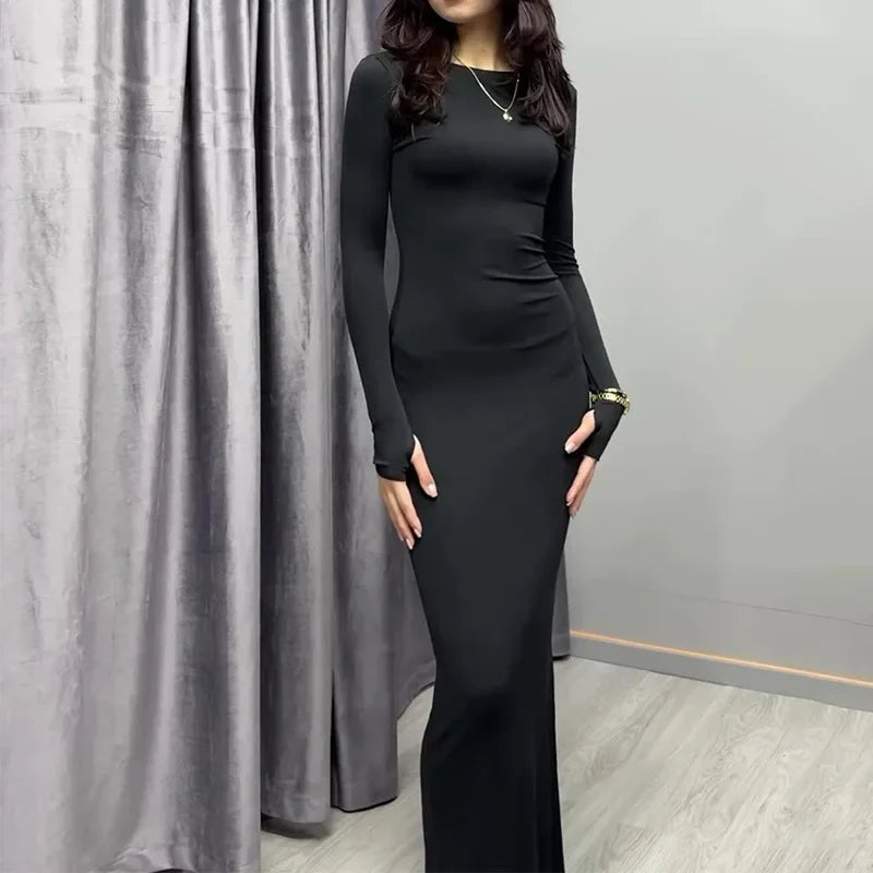 🍒Rokke modestyl Lang uitrusting slim-informeel vroue maxi rok pasgemaakte uitrusting partytjie geleentheid drag Geen Grys Area Pragtig Groot Grys