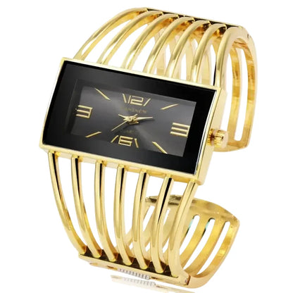 🍒Womens large face watch quality stainless steel luxury fashion rose gold bangle bracelet wristwatch for women dress ladies time piece female occasion jewellery accessory Watch This Bangle