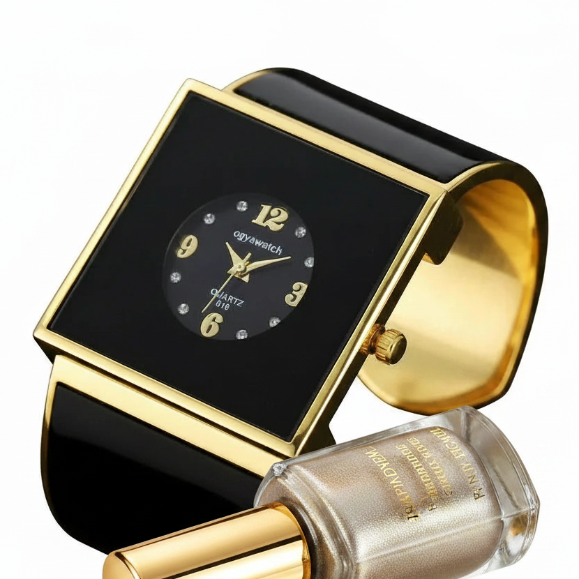 🍒Bangle watch for women casual simple dial stainless steel jewellery wristwatch charming bracelet smart casual quartz watches  Get Watched