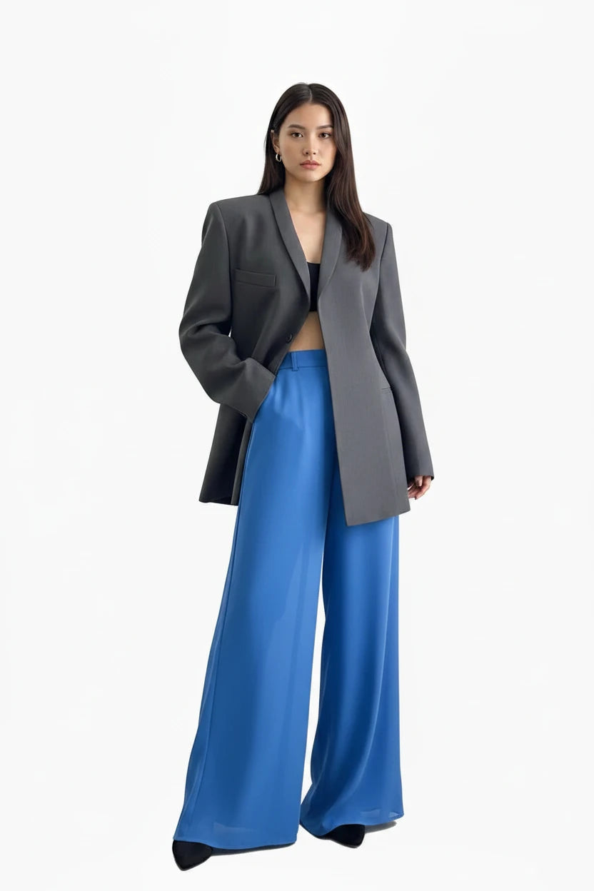 🍒Hidden button blazer long women fitted waist jacket fashion Y2K fashion office chic clothing lightweight linen coat chic trendy fashion two-layer smart casual outfit TRAILS Of Comments BLAZER