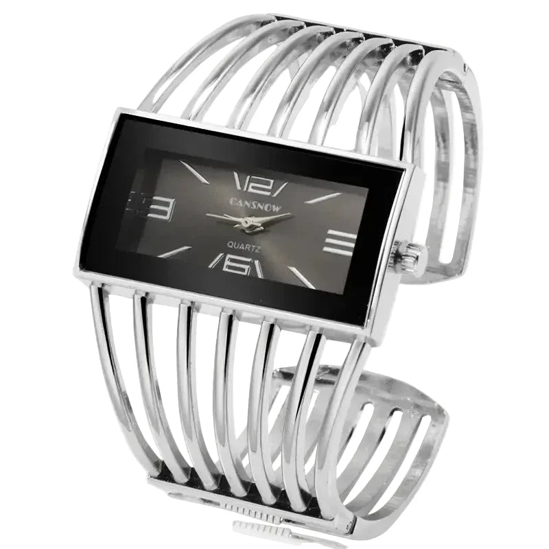 🍒Womens large face watch quality stainless steel luxury fashion rose gold bangle bracelet wristwatch for women dress ladies time piece female occasion jewellery accessory Watch This Bangle