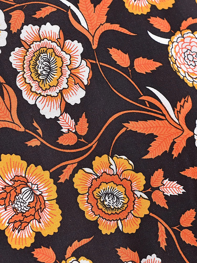 🍒Boho kimono vintage womens fashion short beach swimsuit robe floral clothing batwing sleeve top rayon bohemian bikini cover Ups Beachwear summer clothes Cool Cover