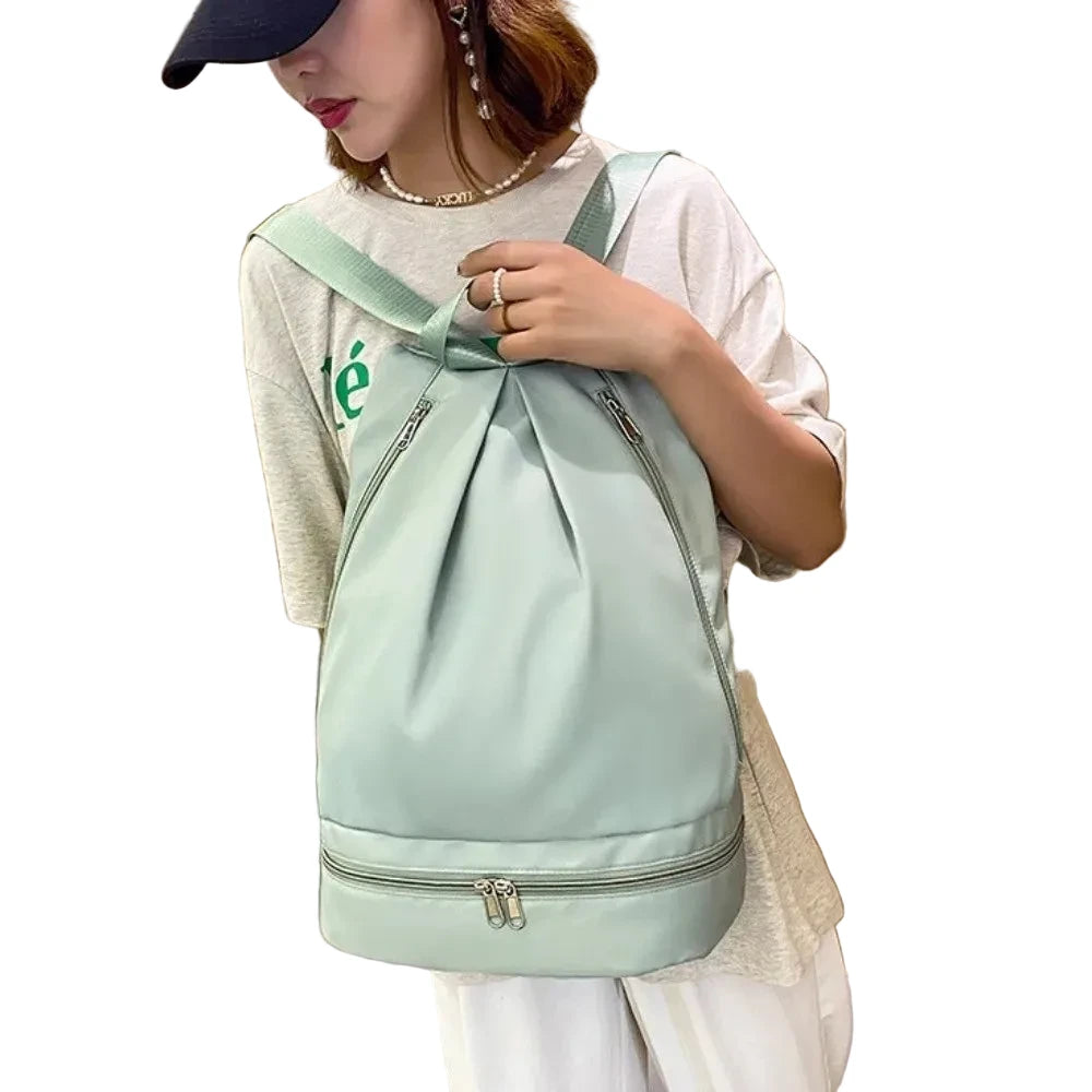 🍒wet dry separation fitness gym bags waterproof swimming bag women travel yoga sports bag mens basketball soccer pouch hiking backpack large capacity lightweight