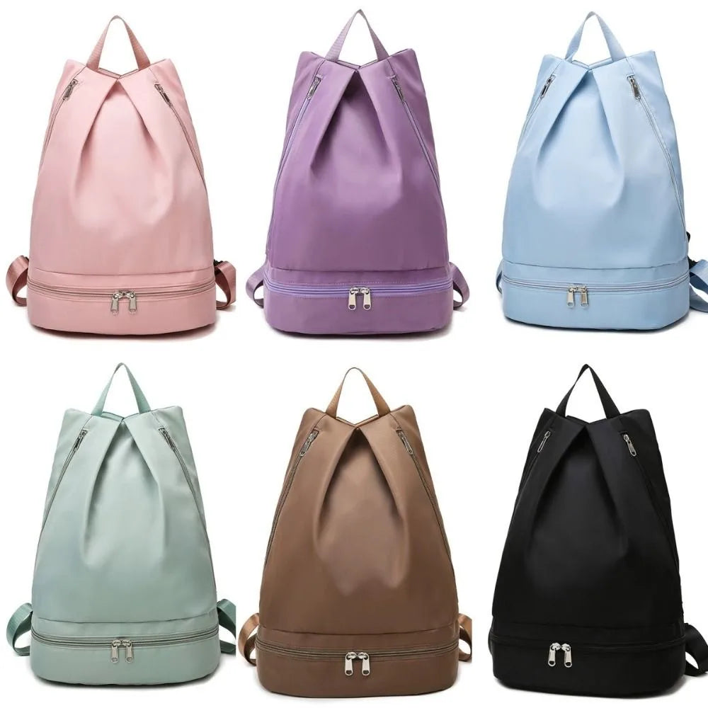 🍒wet dry separation fitness gym bags waterproof swimming bag women travel yoga sports bag mens basketball soccer pouch hiking backpack large capacity lightweight