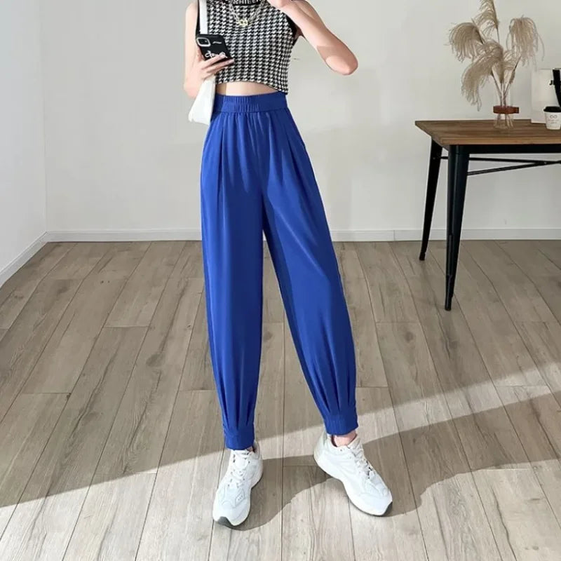 🍒Potloodbroeke vroue harembroeke hoë kwaliteit nuwerwetse klere sjiek en elegant oorspronklike G 90's slim gemaklike mode Skryf Hierdie Potlood Op Jou Lys