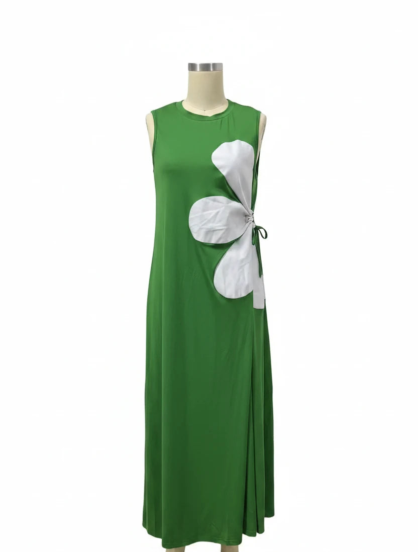 🍒Blommerplasing rok moulose somermode vir vroue blomme-uitrusting gedrukte middellyf hol uit maxi rok vroulike gemaklike drag vakansiedrag strandpartytjieklere Mouloos Ritssluiting agterop vakansiedrag Wees 'n blommevrou aan die kant