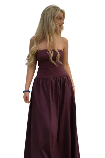🍒Effen ruglose maxi rok moulose ontwerp elegante dames effen kleur uitrusting sjiek hoë middellyf klub partytjie dra geleentheidsklere  Currant is Swart