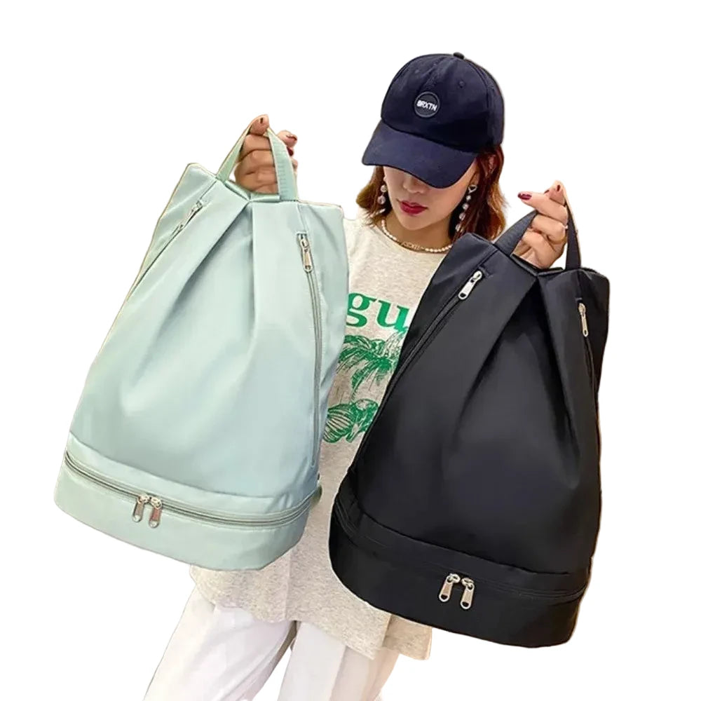 🍒wet dry separation fitness gym bags waterproof swimming bag women travel yoga sports bag mens basketball soccer pouch hiking backpack large capacity lightweight