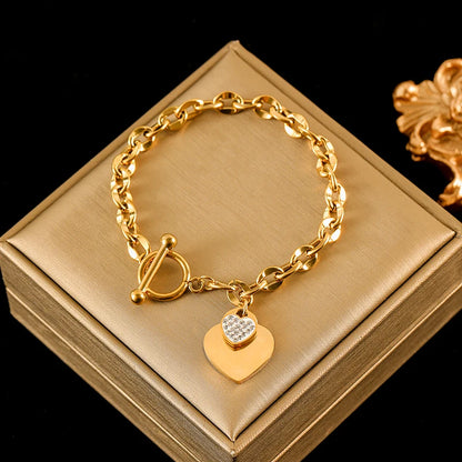 🍒Stainless steel star bracelet gold colour star charm moon starfish bracelet trendy wrist chain for women Jewellrey gifts  party accessories FISH Out This STAR