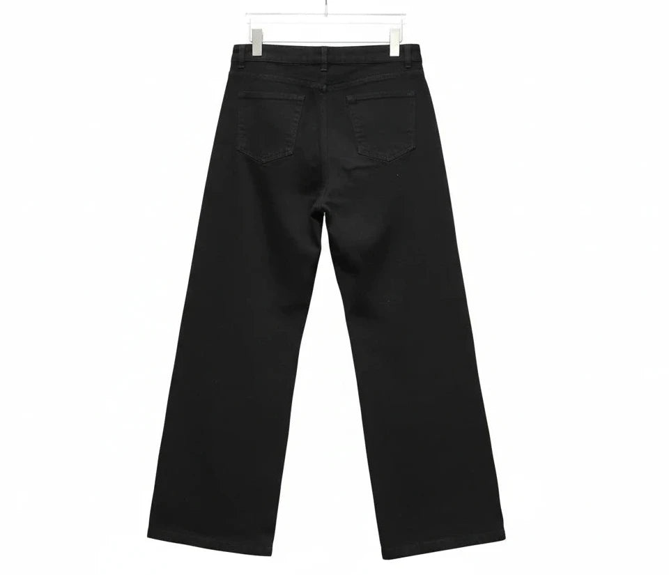 🍒Red diamond jeans embellished hollow heart Jeans for women loose wide leg denim trousers cool pants with rivets wHOLE HEARTedly made for you