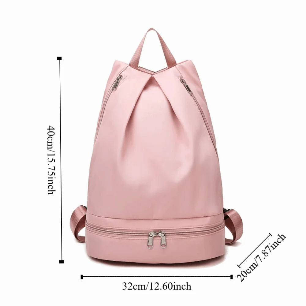 🍒wet dry separation fitness gym bags waterproof swimming bag women travel yoga sports bag mens basketball soccer pouch hiking backpack large capacity lightweight