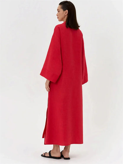 🍒Dress for women versatile casual loose clothing fashion lapel Long light summer coat with long sleeve summer commuting clothes Dont Overlook An Over Coat