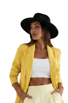 🍒Spring autumn blazer smart casual womens solid contemporary jacket female outerwear turn-down collar outdoor clothing simple long sleeve fashion wear  Fresh Fine Fem Fashion