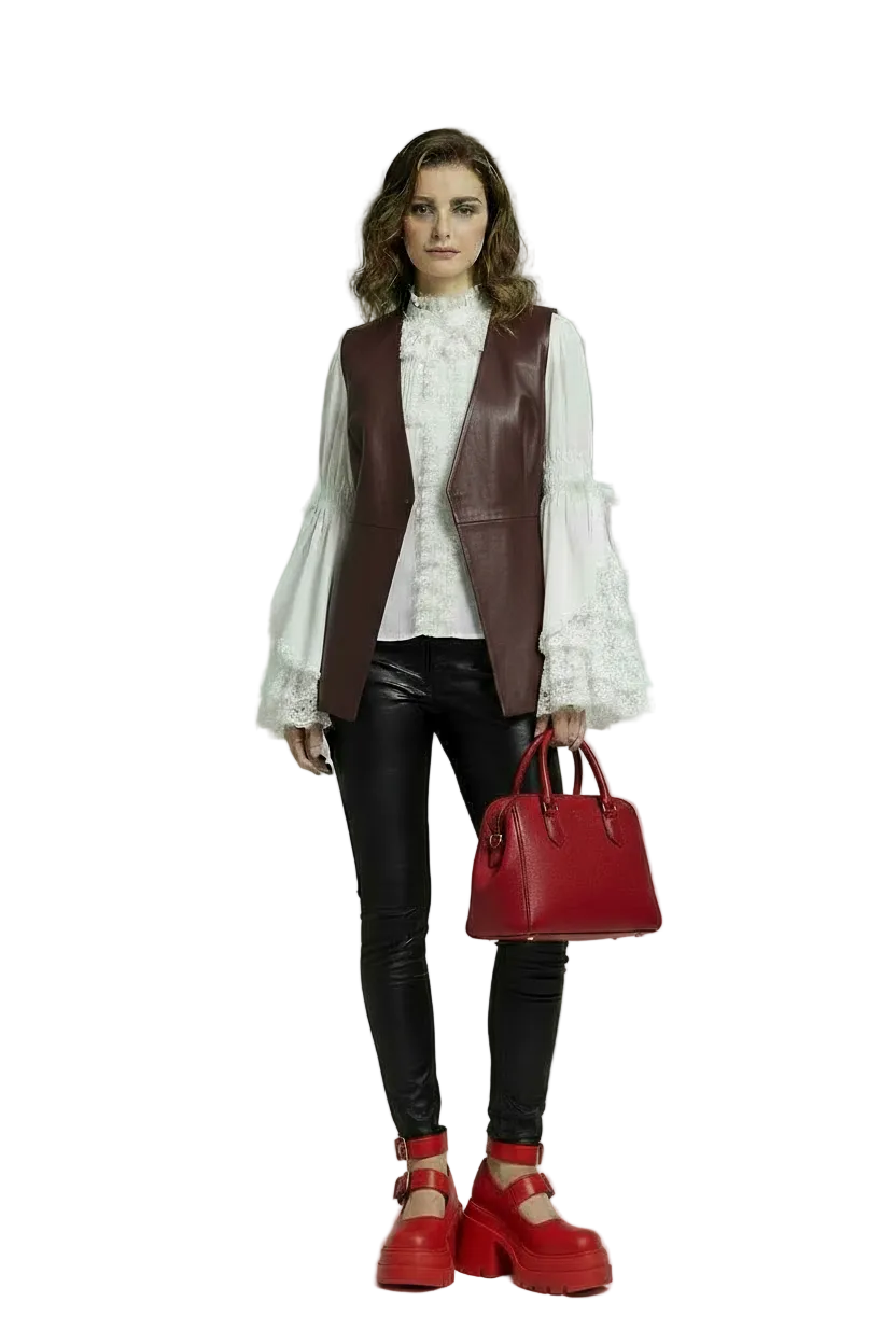 🍒Ruffle flare sleeve shirt with bow on sleeve sweet blouse Y2k aesthetic designer lace patchwork top white loose feminine clothes smart casual party occasion wear Great Simply Ornate
