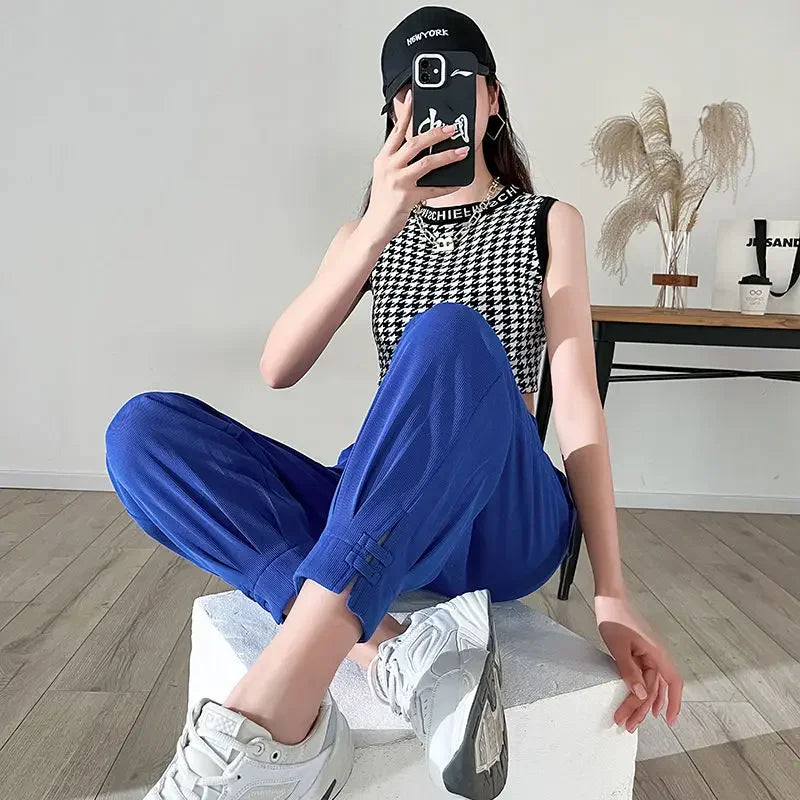 🍒Potloodbroeke vroue harembroeke hoë kwaliteit nuwerwetse klere sjiek en elegant oorspronklike G 90's slim gemaklike mode Skryf Hierdie Potlood Op Jou Lys