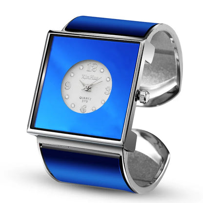 🍒Bangle watch for women casual simple dial stainless steel jewellery wristwatch charming bracelet smart casual quartz watches  Get Watched
