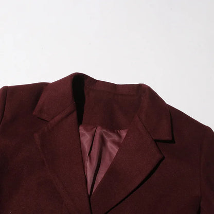 🍒Designer blazer for women brocade printed jacket winter spring notched collar coat long sleeve casual office fashion occasion wear party wear clothes Stamp Your Fashion
