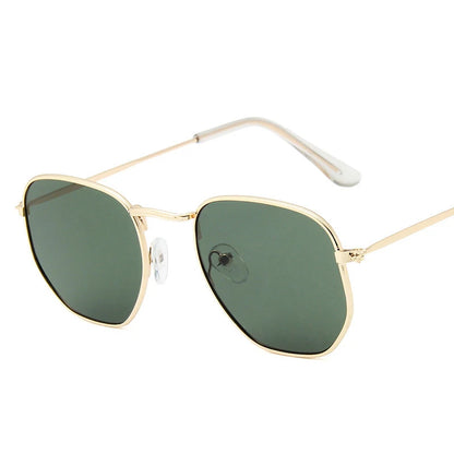 🍒Sunglasses mirror lens retro sun glasses luxury sunglasses vintage female black shades uv400 protection AC square frame glasses for women luxury vintage sun shades Colour Your Summer