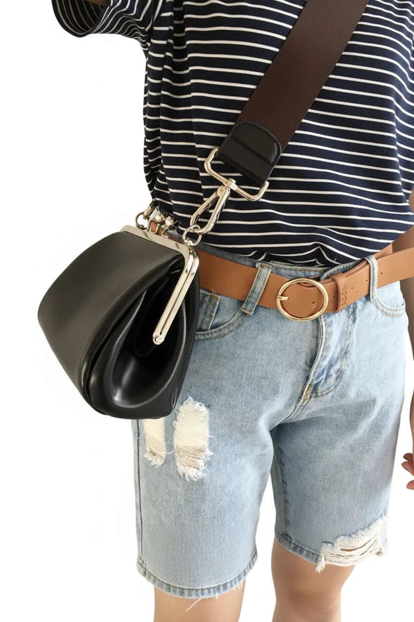 🍒Vroue se retro-sak met soensluiting, skouerkruissak vir vroue, knipsak bo-op, handsak, slim gemaklike sak vir geleenthede Jy sal nooit jou lippe tuit met 'n oulike kruissak nie