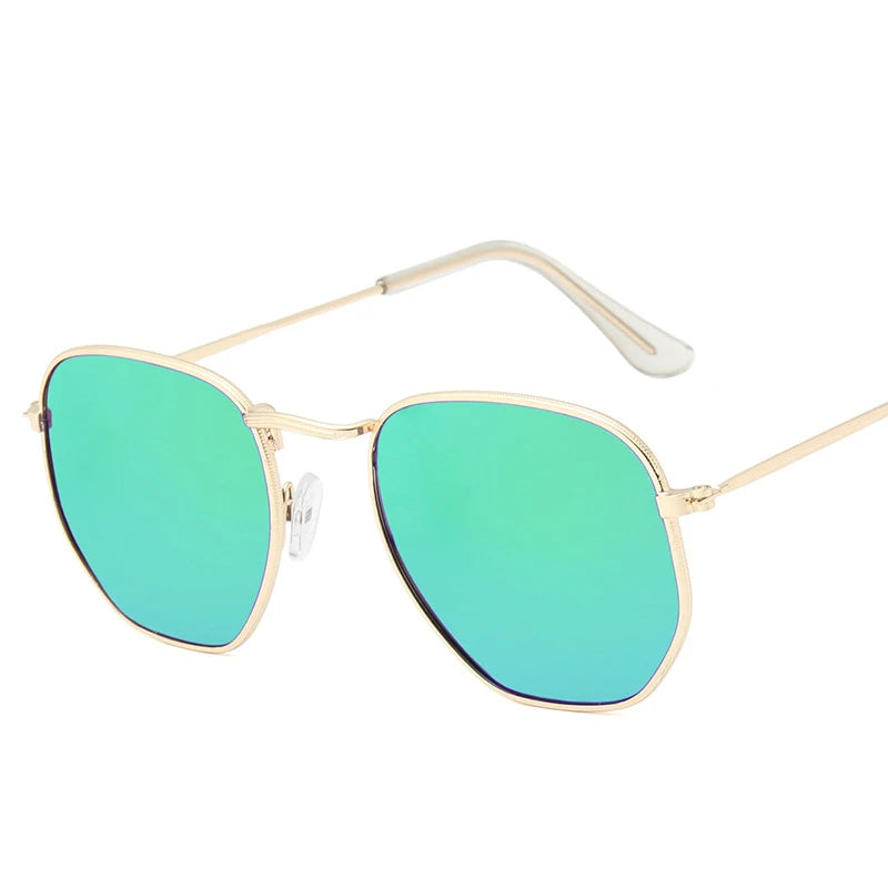 🍒Sunglasses mirror lens retro sun glasses luxury sunglasses vintage female black shades uv400 protection AC square frame glasses for women luxury vintage sun shades Colour Your Summer