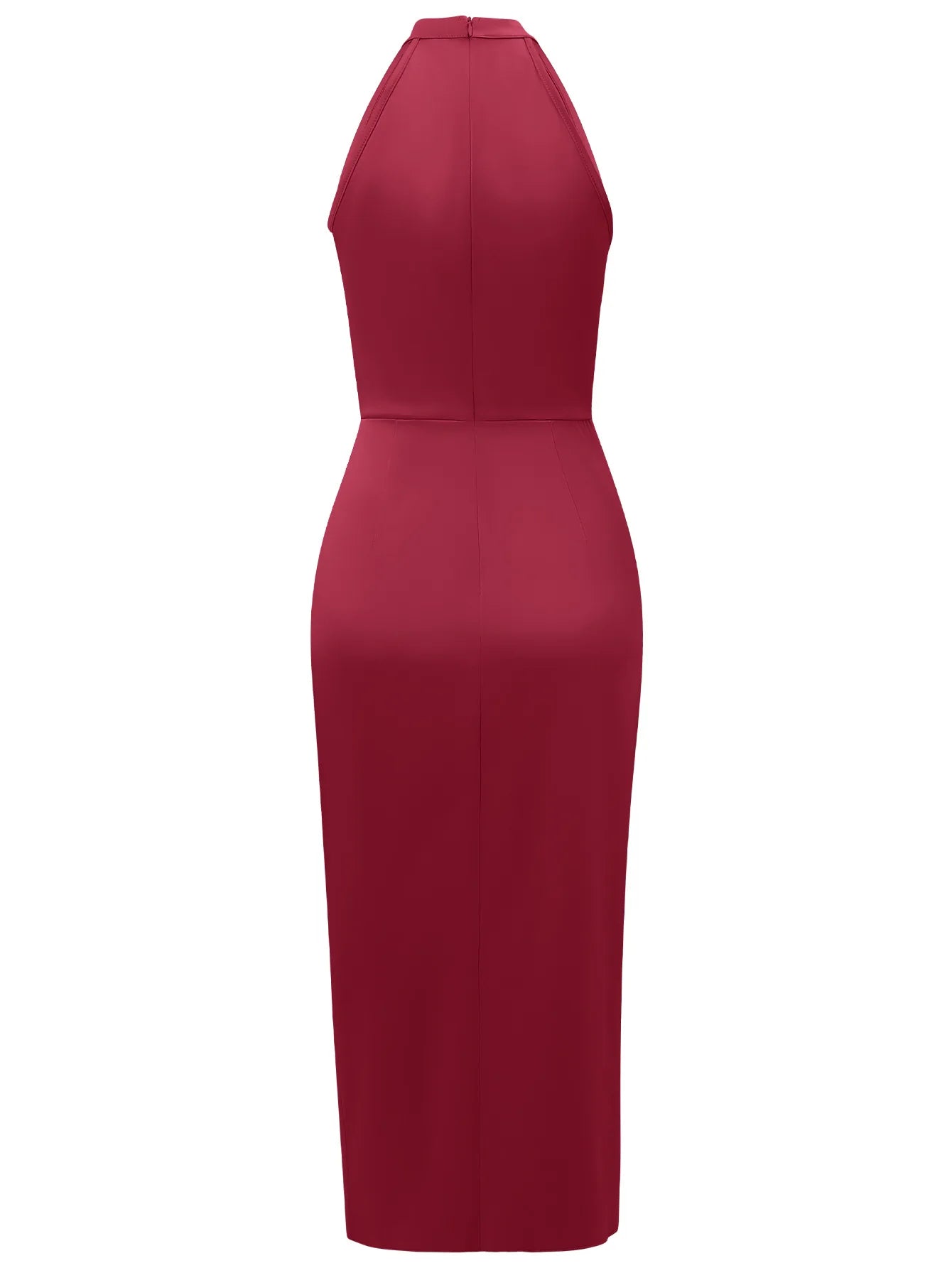 🍒Women's halter evening dresses party fashion clothing elegant long outfit occasion wear midi Be Seen In Emerald Envy Green Or Red Instead…