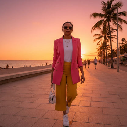🍒Solid casual office suit jacket womens fashion wear vintage long sleeves coat spring/summer autumn lady Jackets blazers Jacket Lapel outerwears Work It With A Blue Collar Worker
