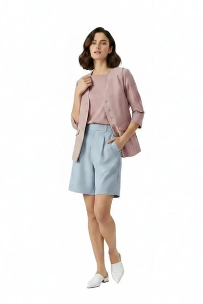 🍒Suit vest for women v-neck  business vest jacket sleeveless waistcoat with pocket front for office commute style buttons sleeveless outerwears  Cute Covers