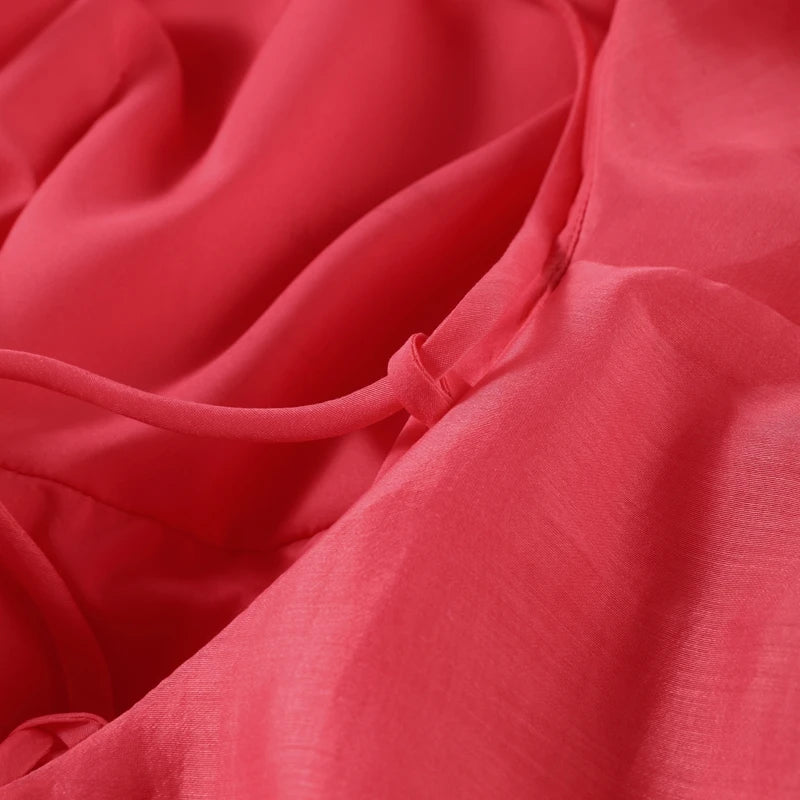 🍒Ruffles long dress for women 3d fower backless sleeveless outfit slim fit maxi dress summer fashion clothing holiday party wear beach layer occasion clothes Maxi-mum Ruffle Without Kerfuffle